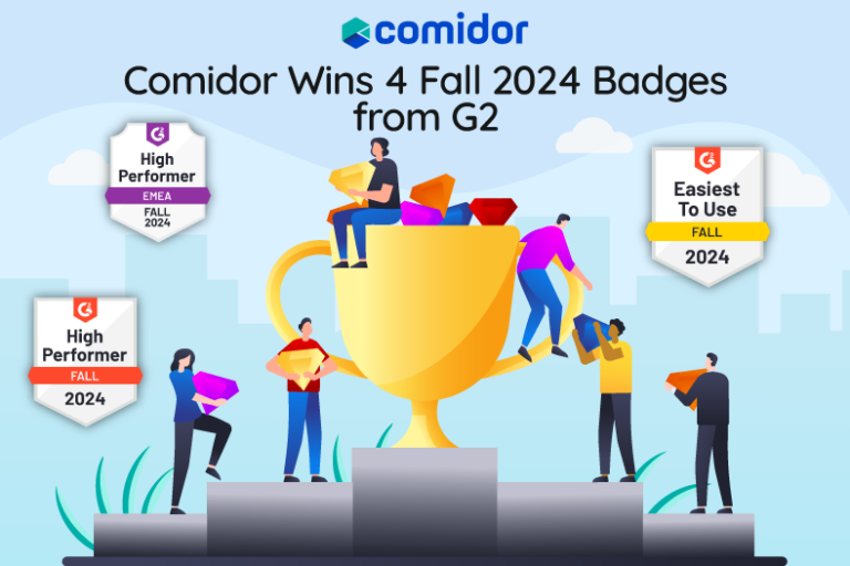 Comidor Wins 4 Fall 2024 Badges from G2